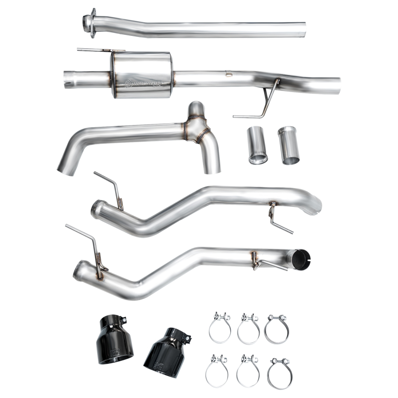 Ford F-150 Tremor Performance Exhaust - AWE Tuning - 0FG Non-Resonated Catback - Diamond Black - `21-`27